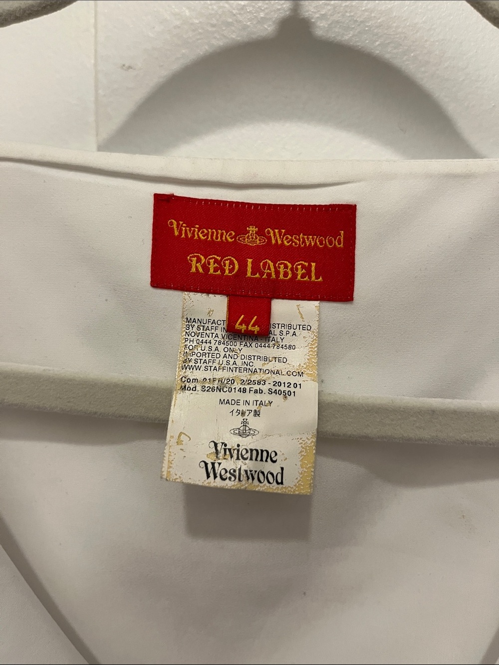 Vivienne Westwood Red Label White Top - Picture 2 of 6